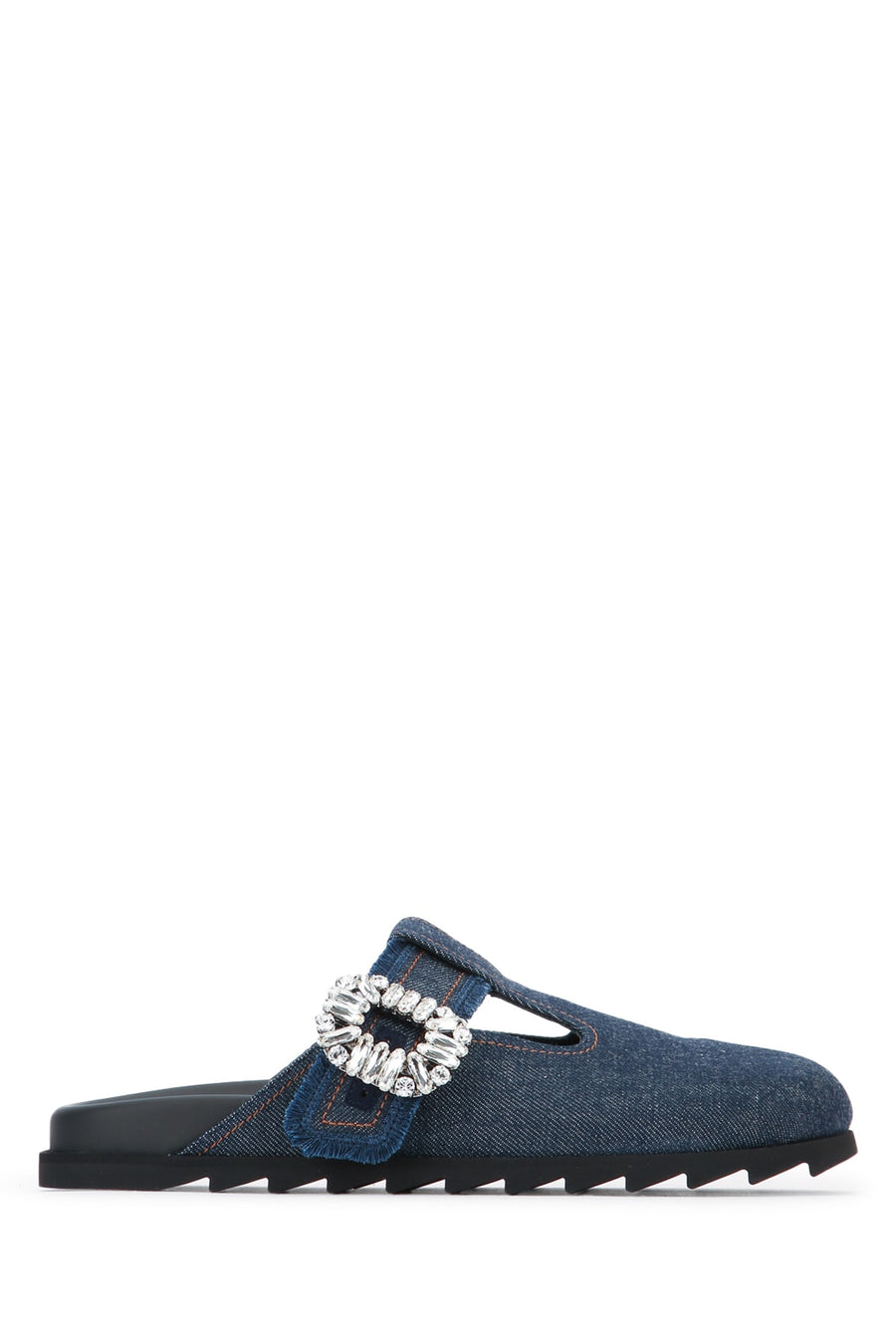 Roger Vivier Closed Denim upper mule in blue