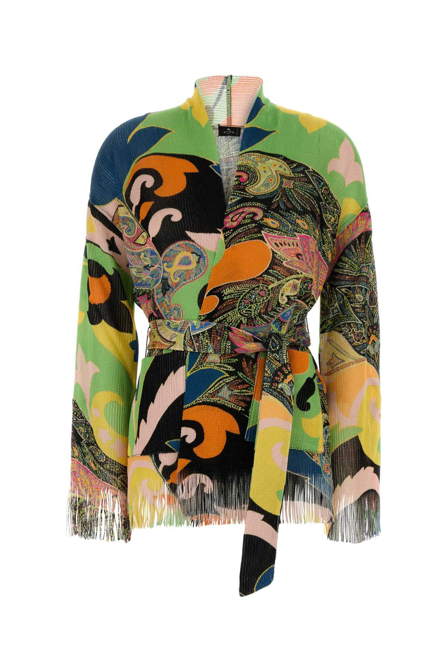 Etro Cardigan 100% Viscose cardigan in green