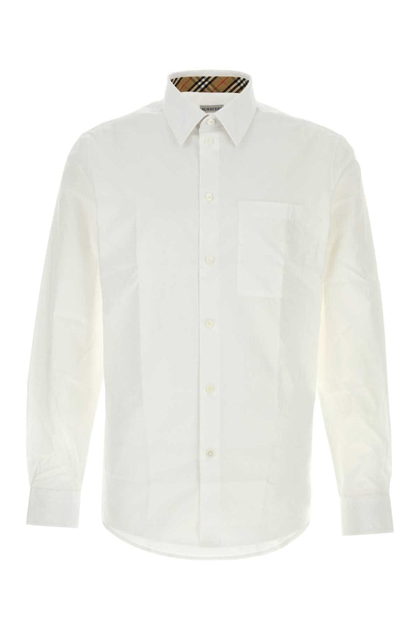 Burberry 96% Cotton shirt in white