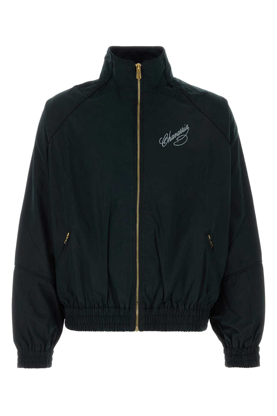 Willy Chavarria Rider Exterior: 100% Cotton; Lining: 51% Viscose 49% Cotton jacket in black