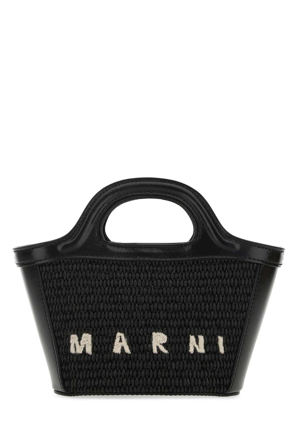Marni Mano Exterior: 100% Leather mini bag in black