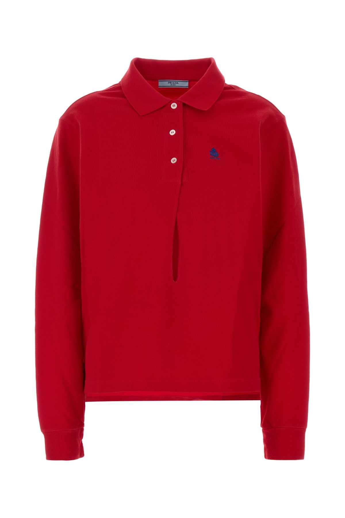 Rosso Exterior: Cotton Polo