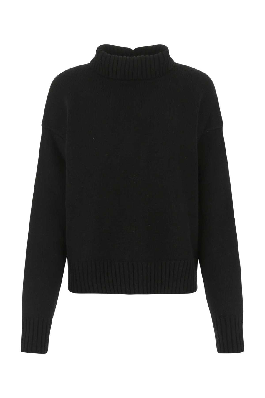 Jil Sander 88% Cashmere sweater in black