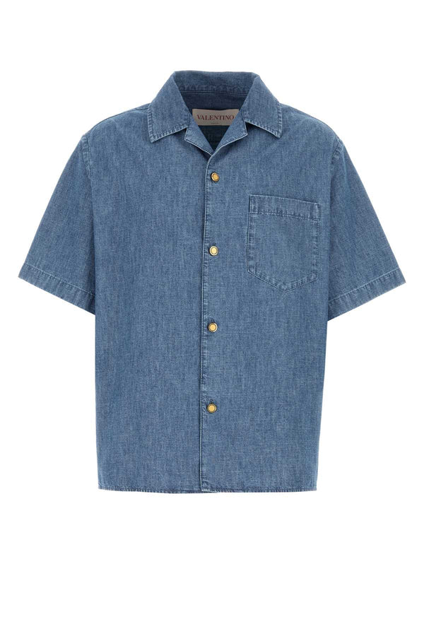 Valentino Garavani Denim 100% Cotton shirt in blue