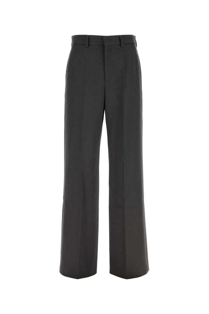 Charcola Wool Pant Antracite Exterior: Virgin Pantaloni