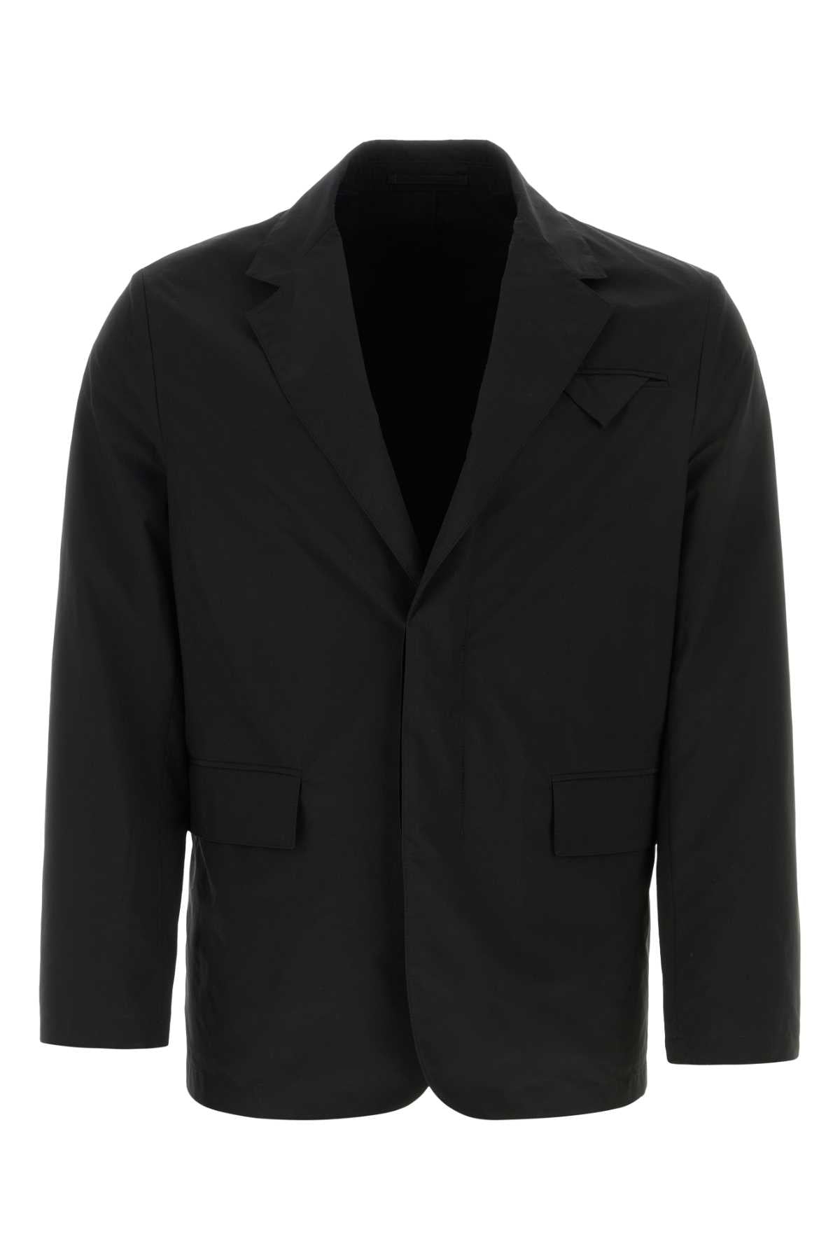 Nero Exterior: Polyester Nylon Giacche E Gilet