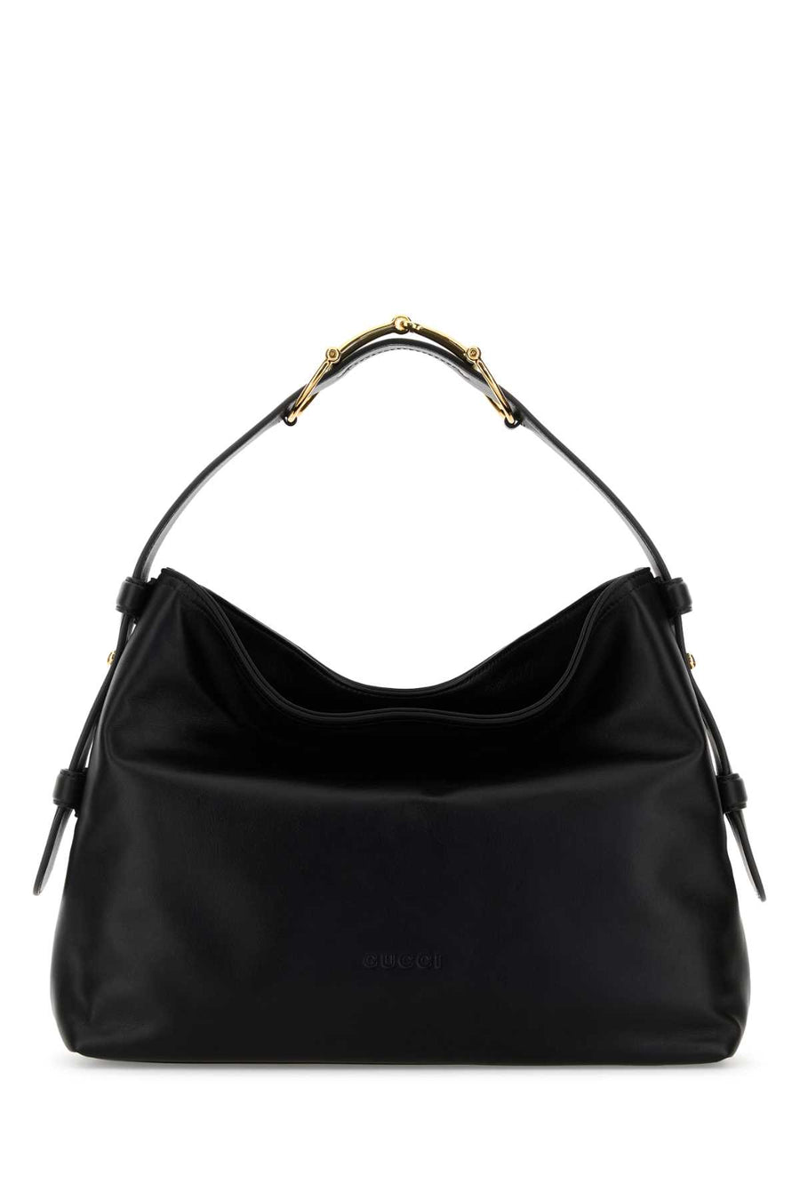 Gucci Exterior: 100% Leather shoulder bag in black