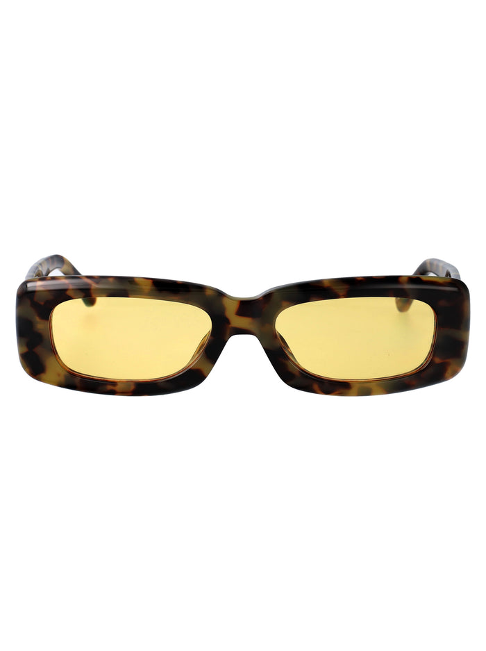 Mini Marfa T-shell/silver/yellow Acetate Sunglasses
