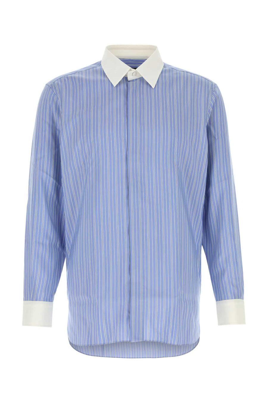 Tom Ford Chambray 100% Silk shirt in blue
