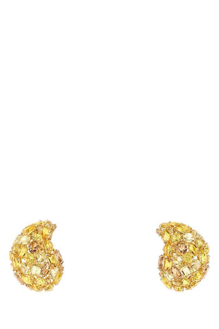Embellished Metal Gema Earrings 000 Orecchini