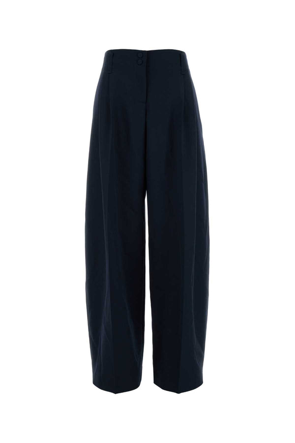 Alexander McQueen Wool trousers in navy