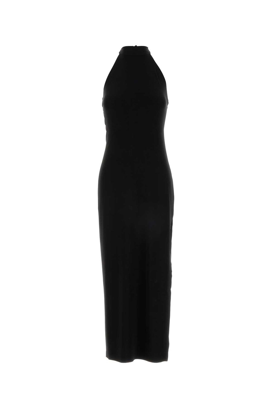 Norma Kamali Lungo 95% Polyester dress in black