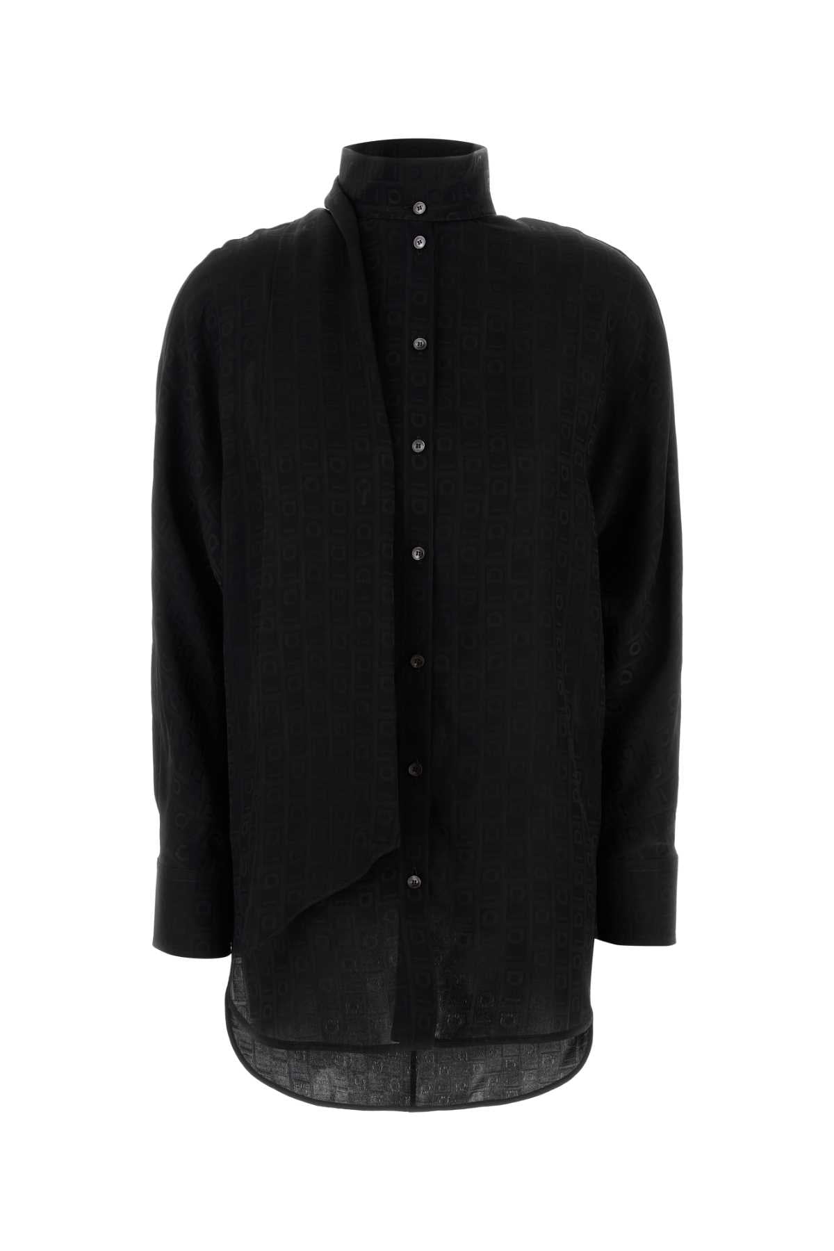 Black Silk Shirt Nero Exterior: Camicie