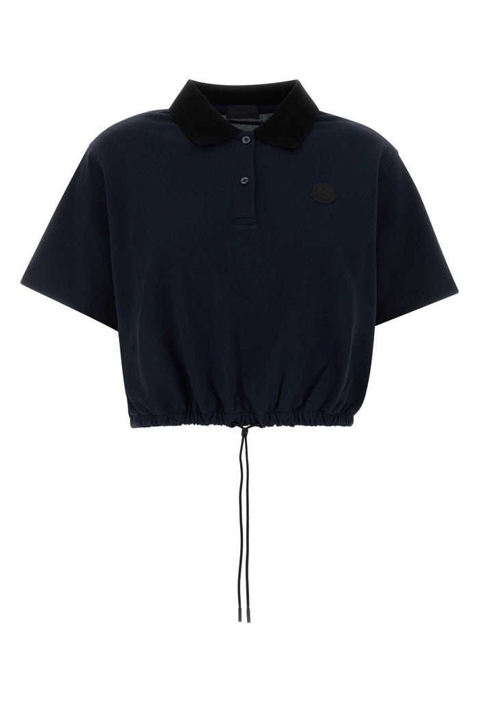 Navy Blue Piquet Polo Shirt 77b Base Fabric: Cotton