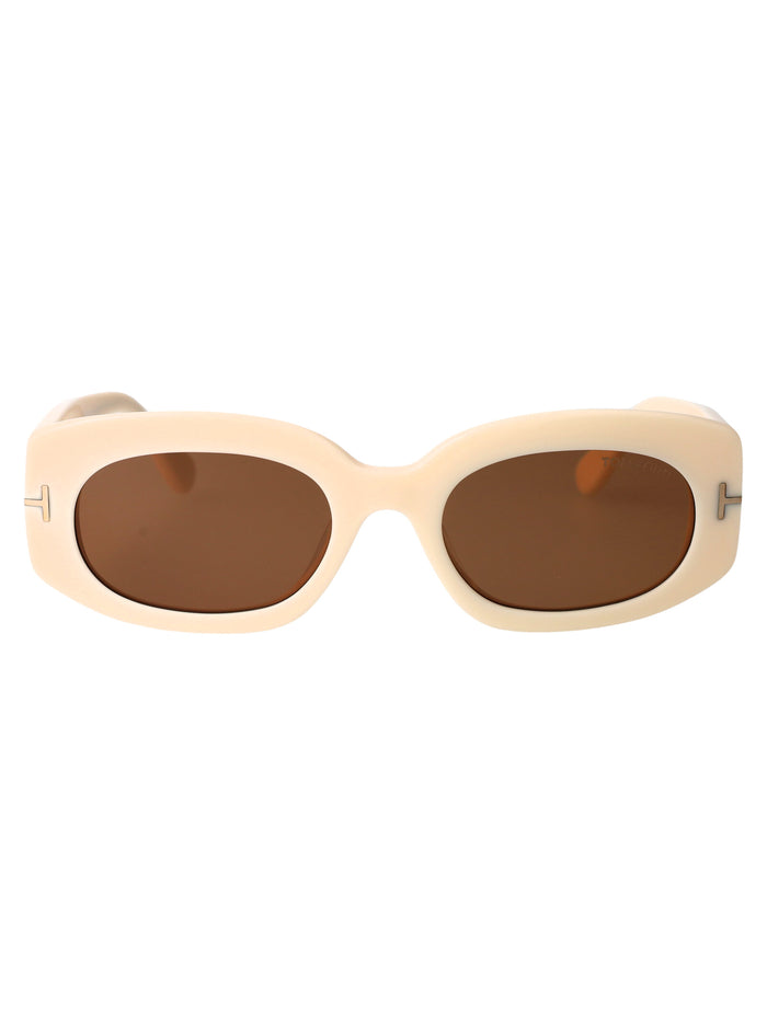 Cielle Avorio / Marrone Acetate Sunglasses