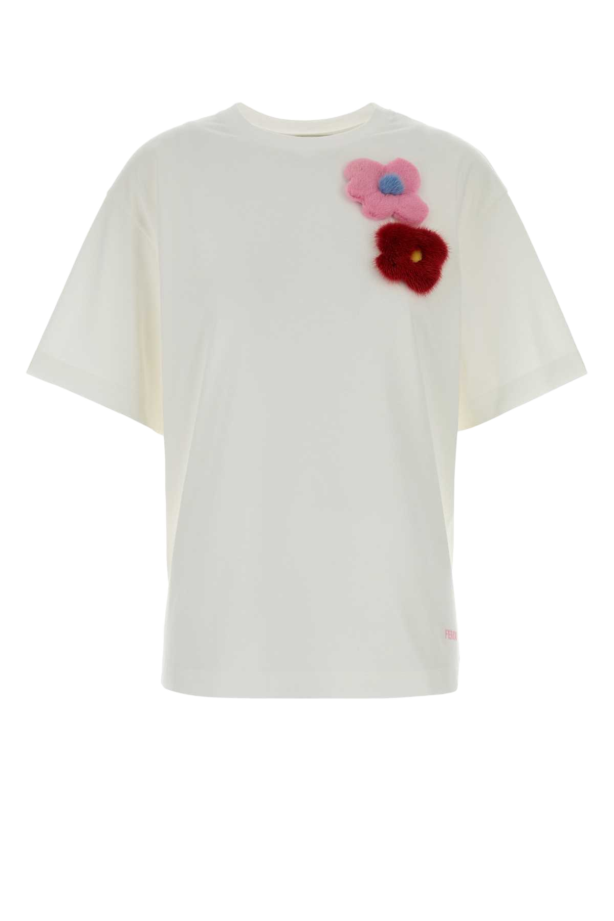 White Cotton T-Shirt Exterior