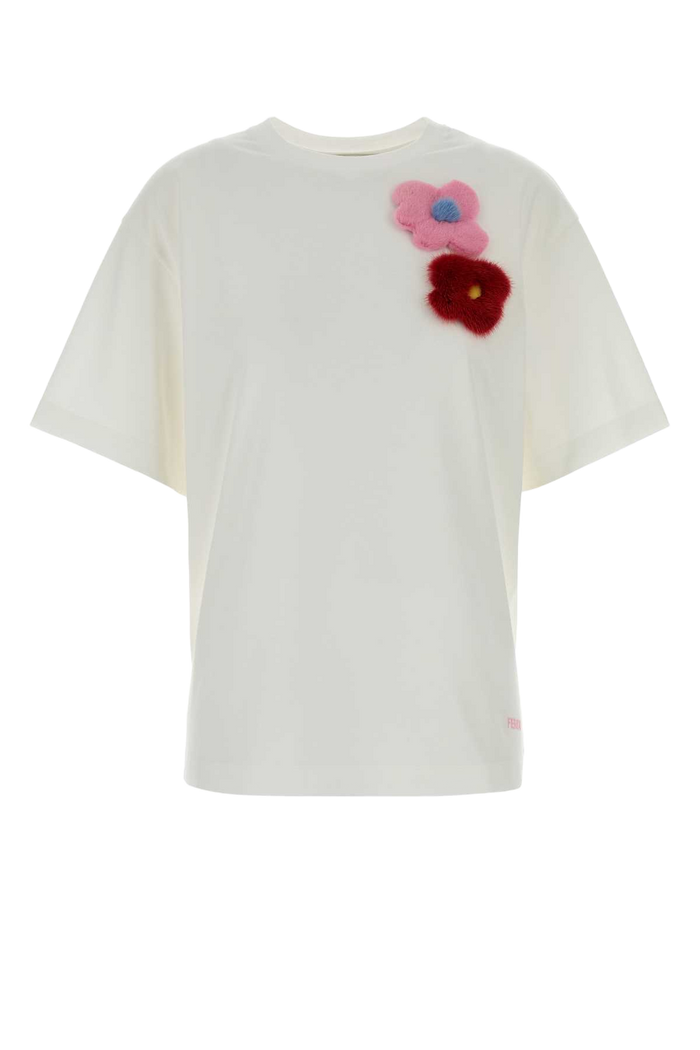 White Cotton T-Shirt Exterior