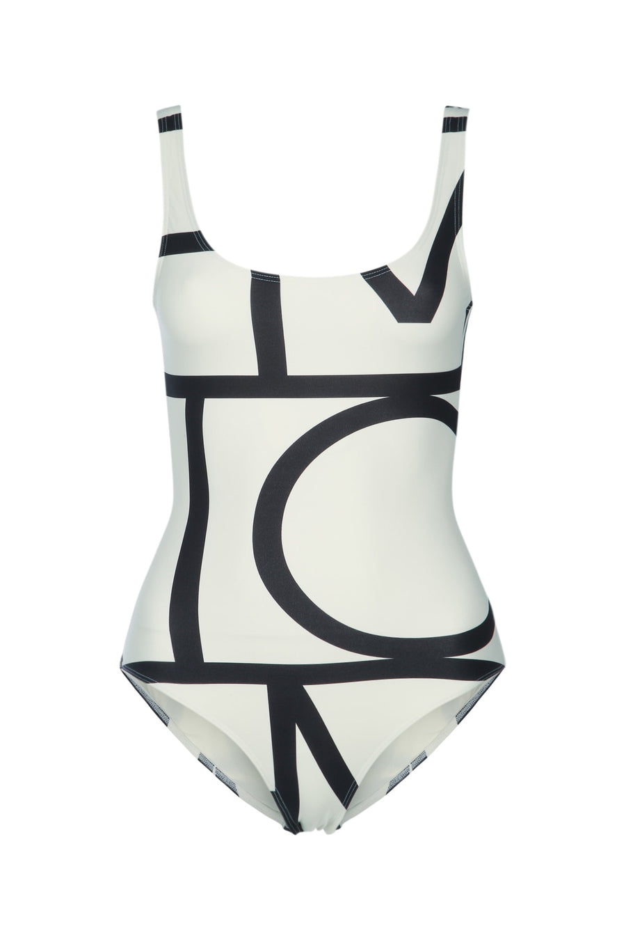 Toteme Swimsuit 43% Polyamide Recycled swimsuit in white