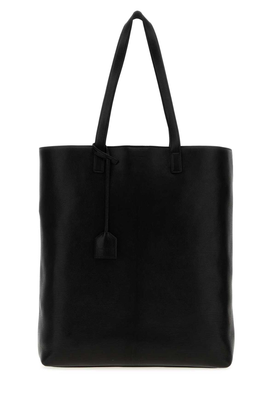 Saint Laurent Exterior: 100% Leather; Lining: 100% Suede tote bag in black