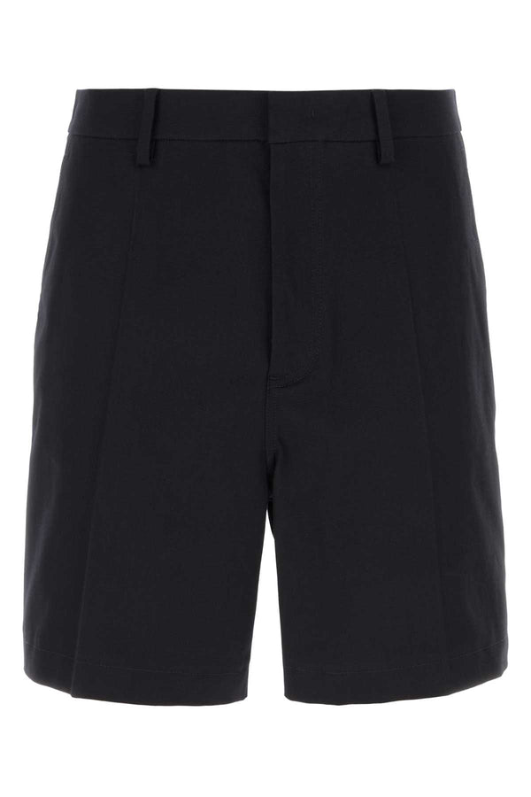 Valentino Garavani 98% Cotton 2% Elastane bermuda shorts in navy