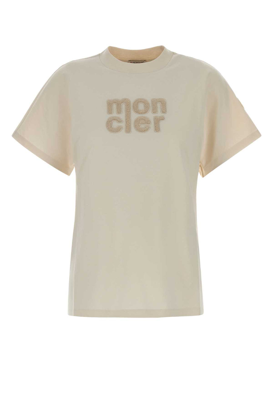 Moncler 100% Cotton t-shirt in beige