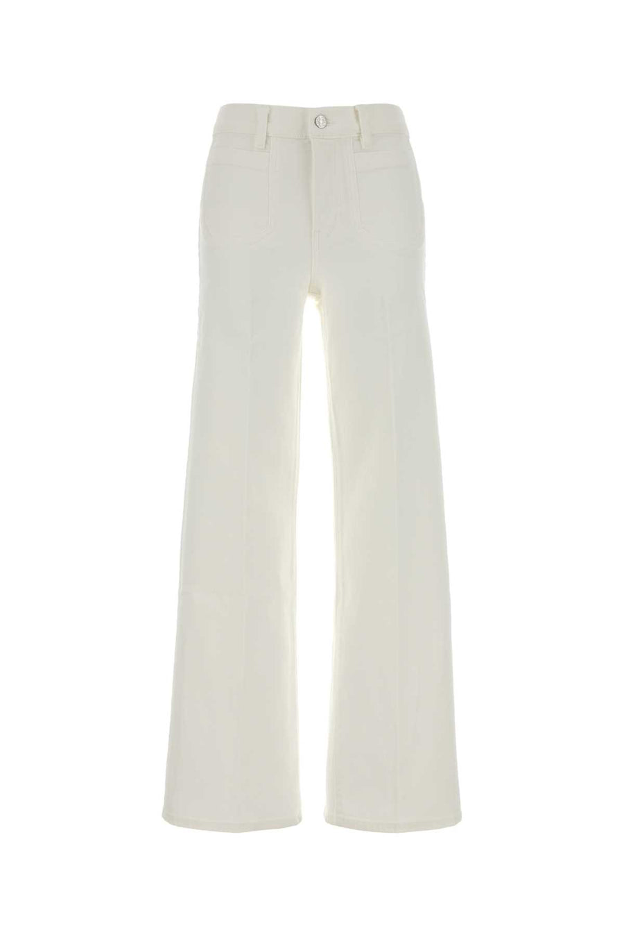 Frame 57% Cotton jean in white