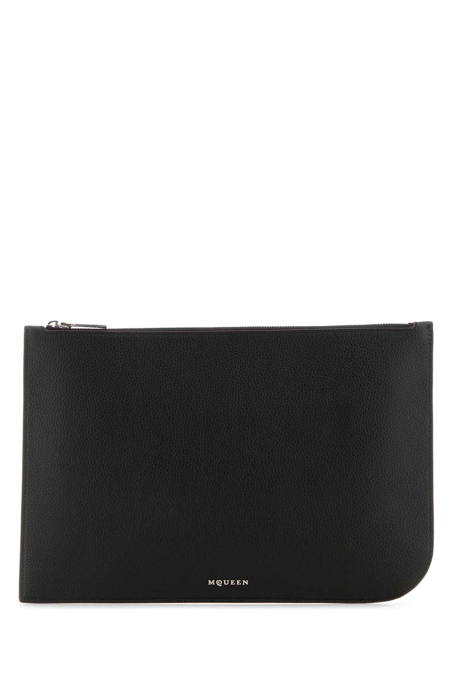 Alexander McQueen Sling Exterior: 100% Calf travel wallet in black