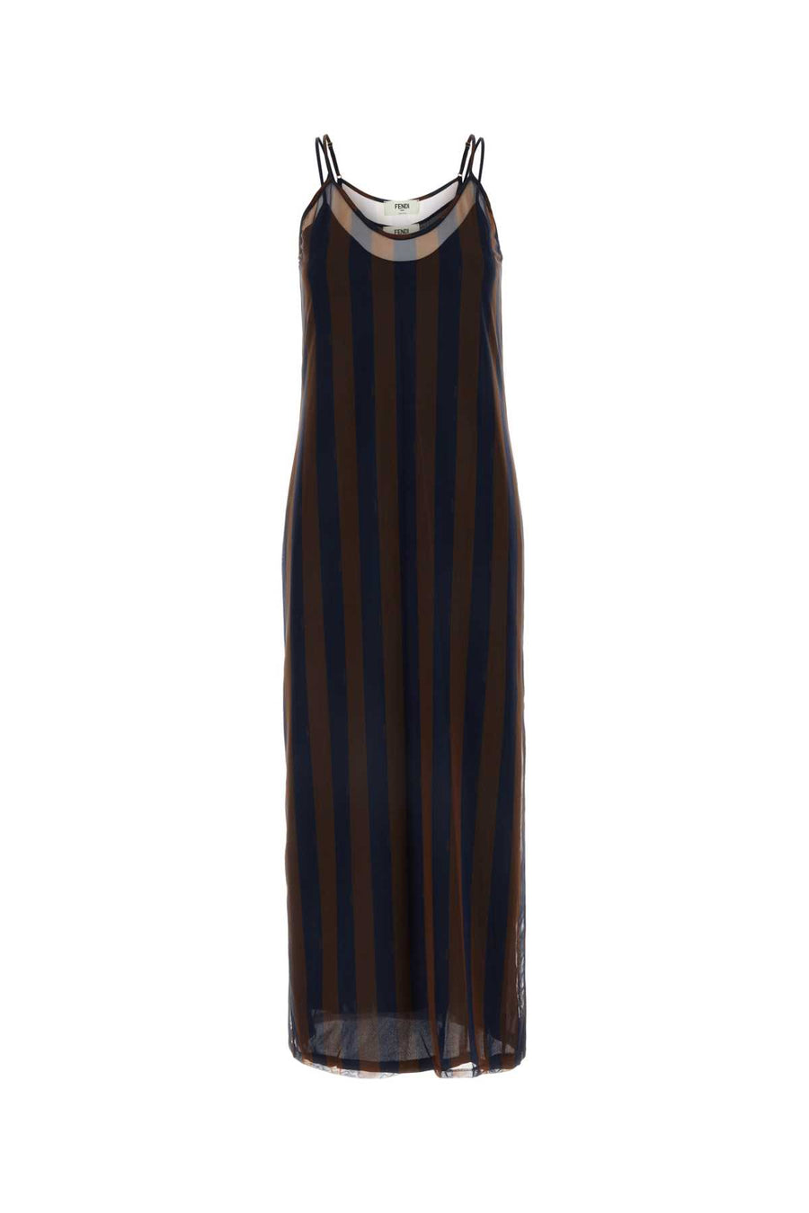 Fendi Tulle Exterior: 82% Nylon dress in navy