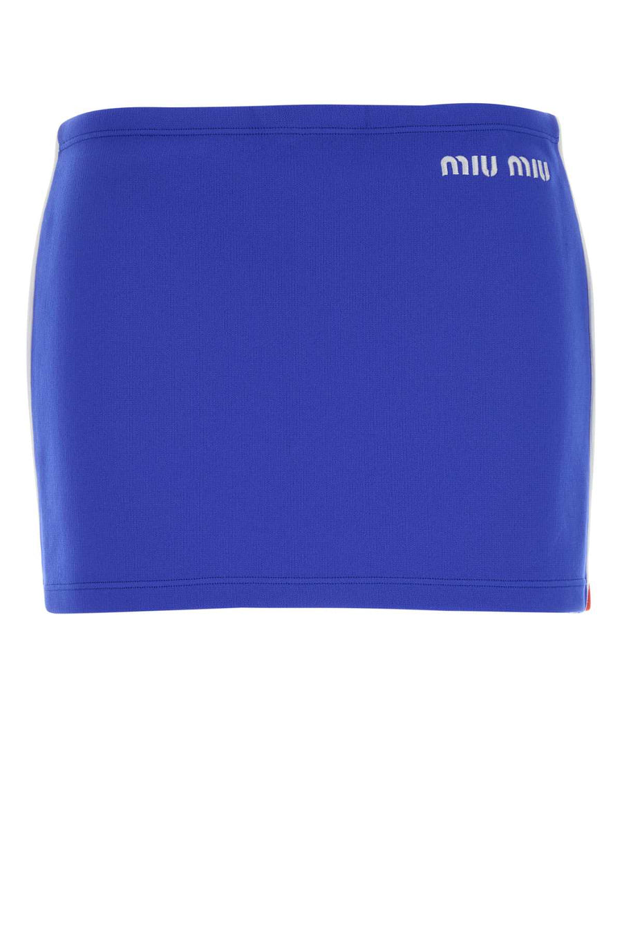 Miu Miu 55% Recycled nylon skirt in blue