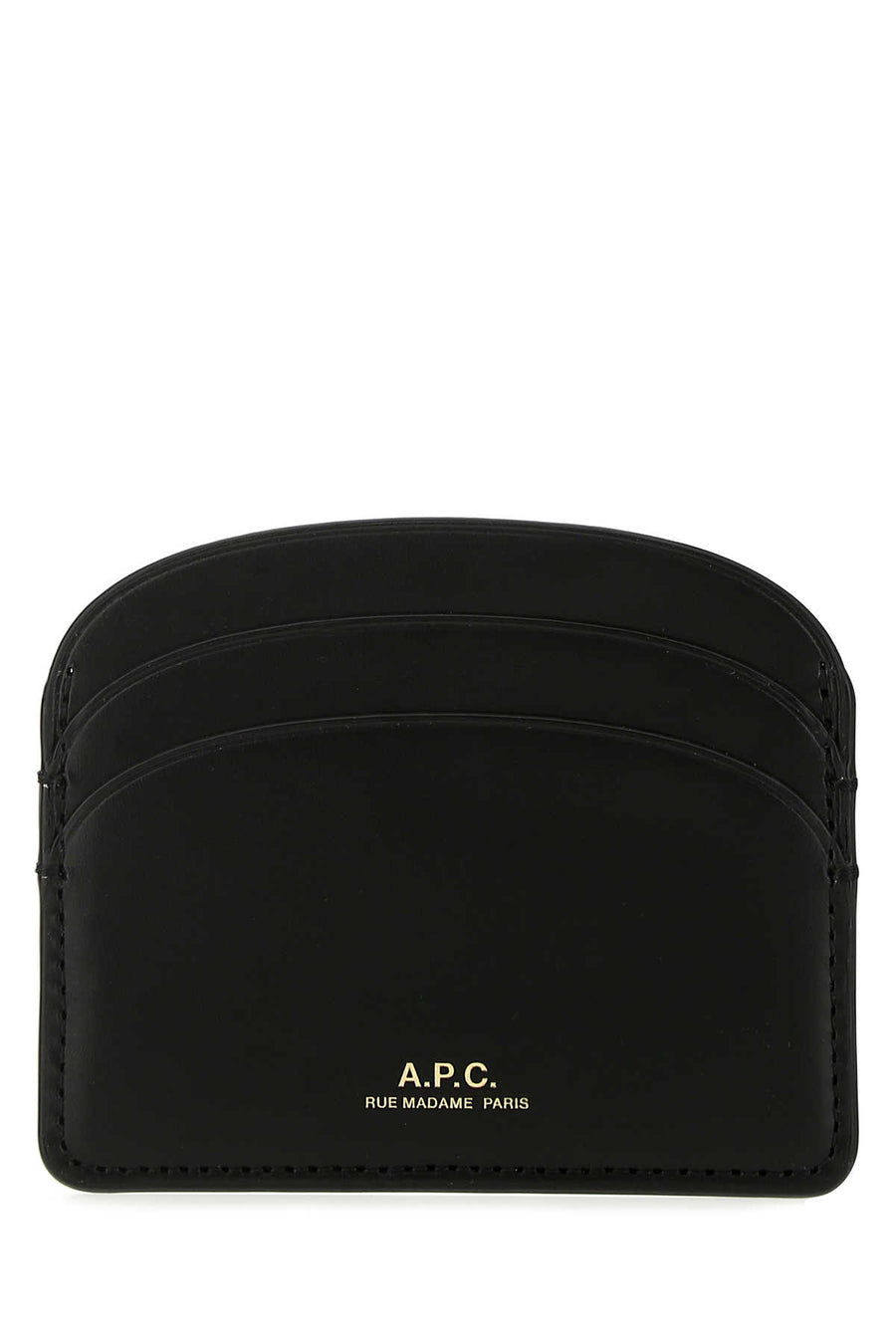 A.P.C. 100% Leather (Cowhide) card case in black