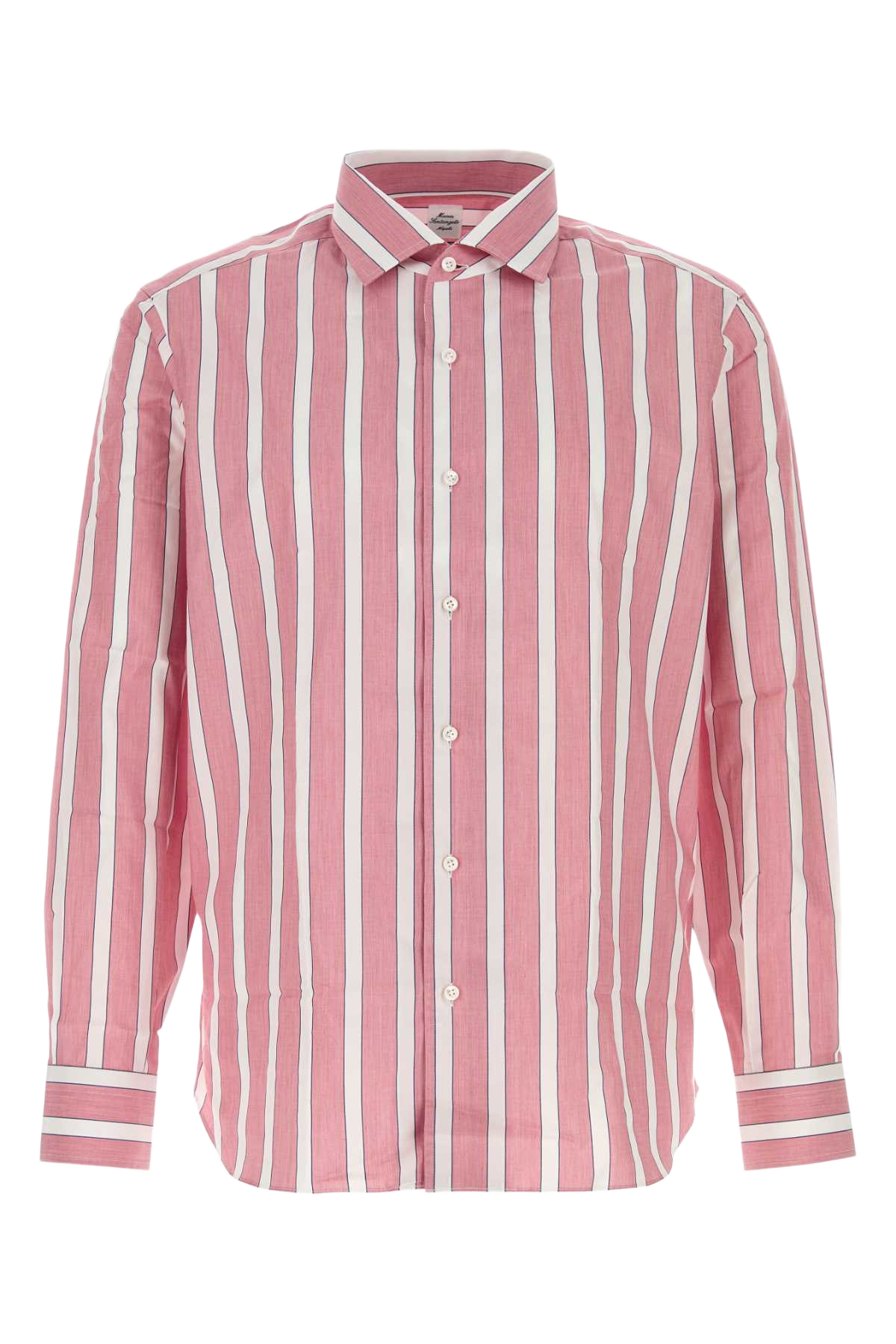 Embroidered Poplin Shirt Whtnvyred Exterior: Cotton Camicie