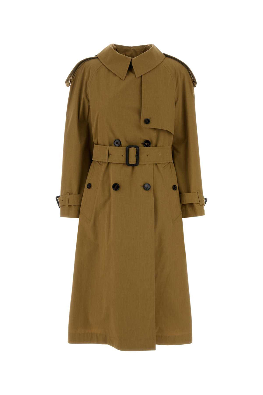 Burberry Warmer 67% Polyester trench coat in brown