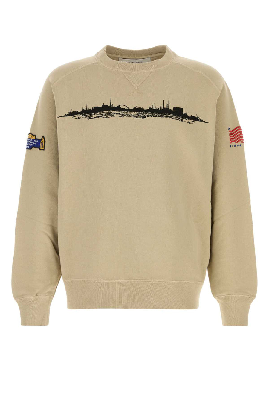 Golden Goose Deluxe Brand 100% Cotton sweatshirt in beige