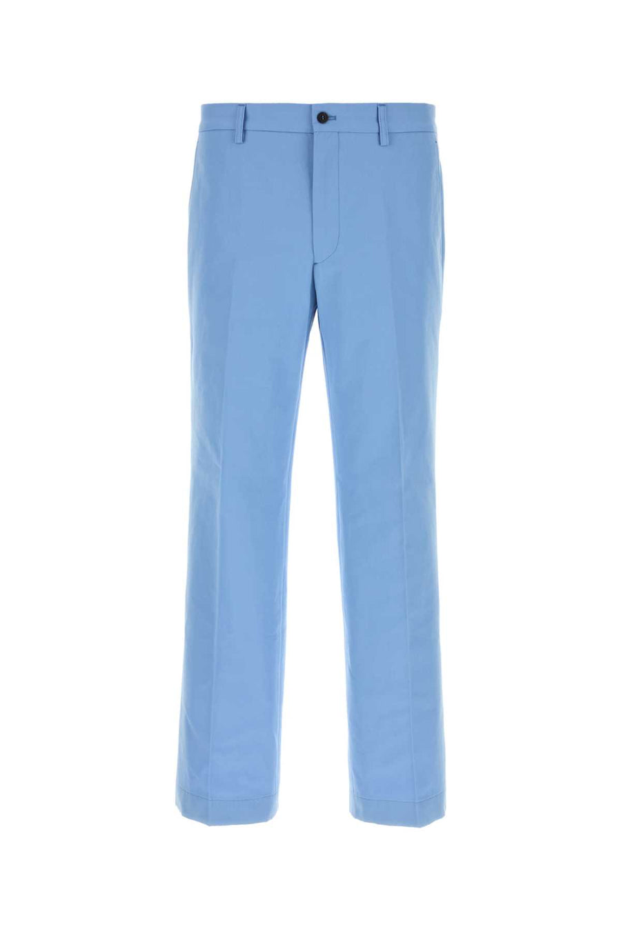 Prada 100% Cotton trousers in blue