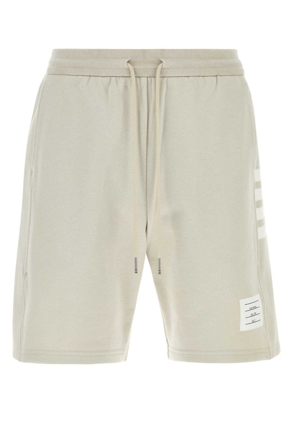 Thom Browne 100% Cotton bermuda shorts in beige