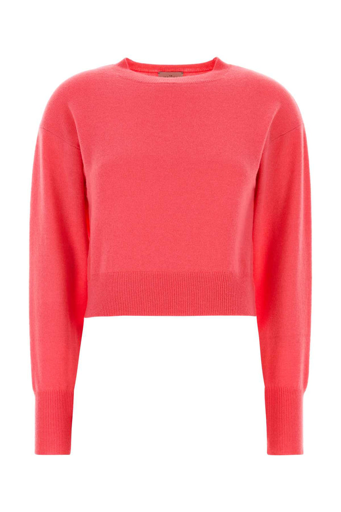 Fuchsia Cashmere Menorca Sweater Rose Exterior: Organic Felpe