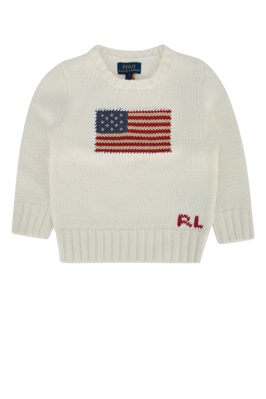 Polo Ralph Lauren 100% Cotton sweater in cream