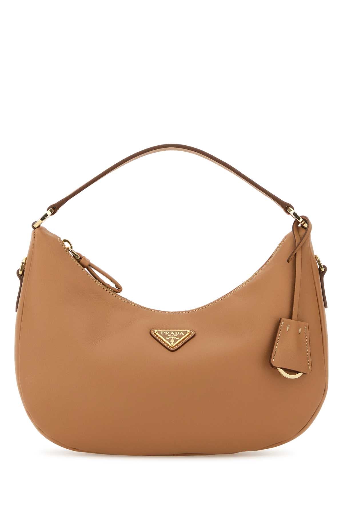 Camel Leather Handbag Naturale Borse A Mano