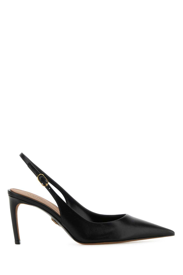 Dolce & Gabbana Exterior: 100% Leather pump in black