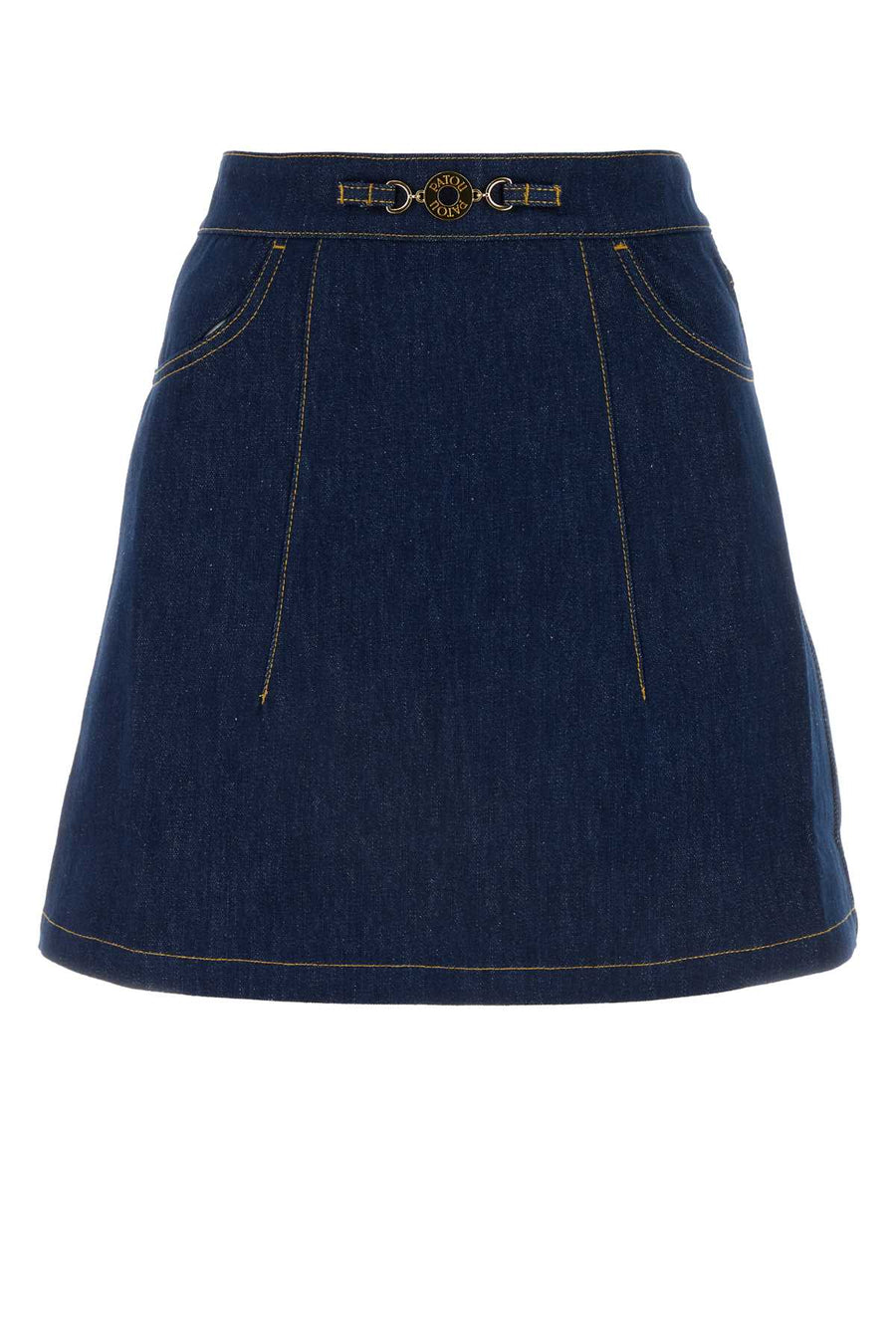 Patou 92% Cotton 8% Polyester skirt in navy