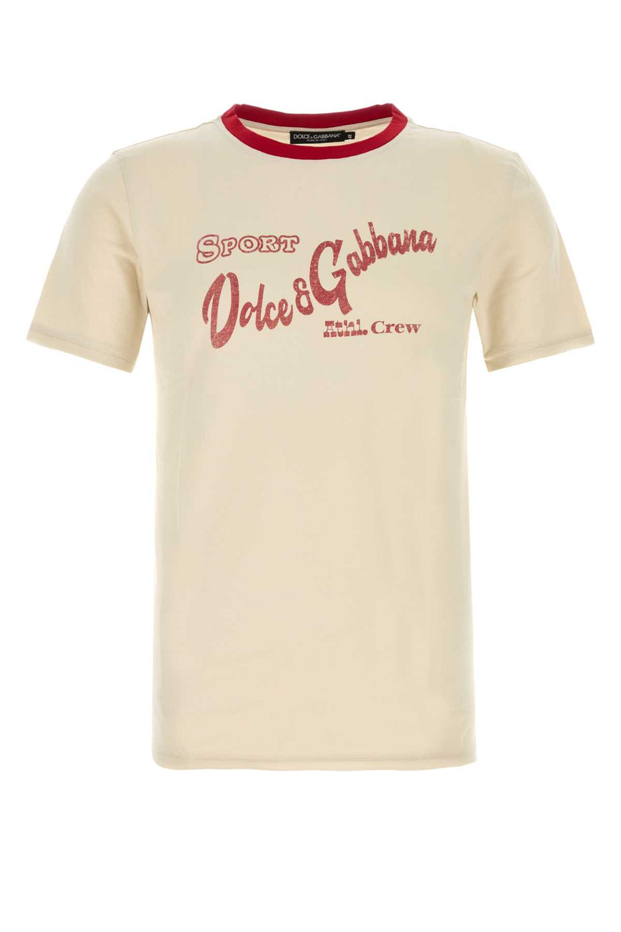 Dolce & Gabbana 100% Cotton t-shirt in beige