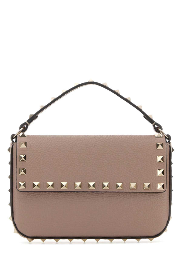 Valentino Garavani Rockstud Leather shoulder bag in pink