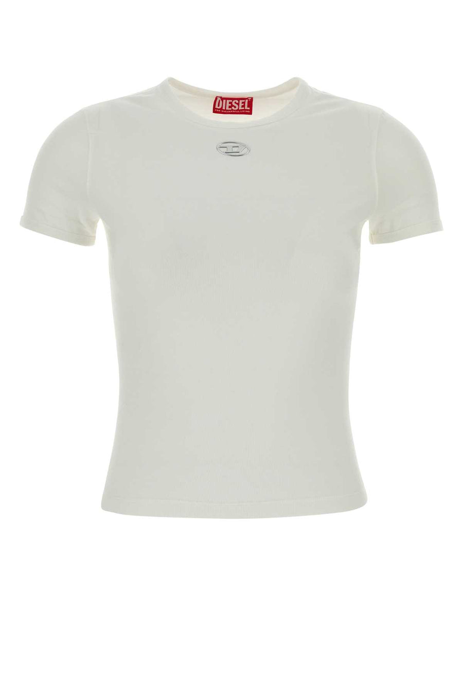 Diesel 95% Cotton 5% Elastane t-shirt in white
