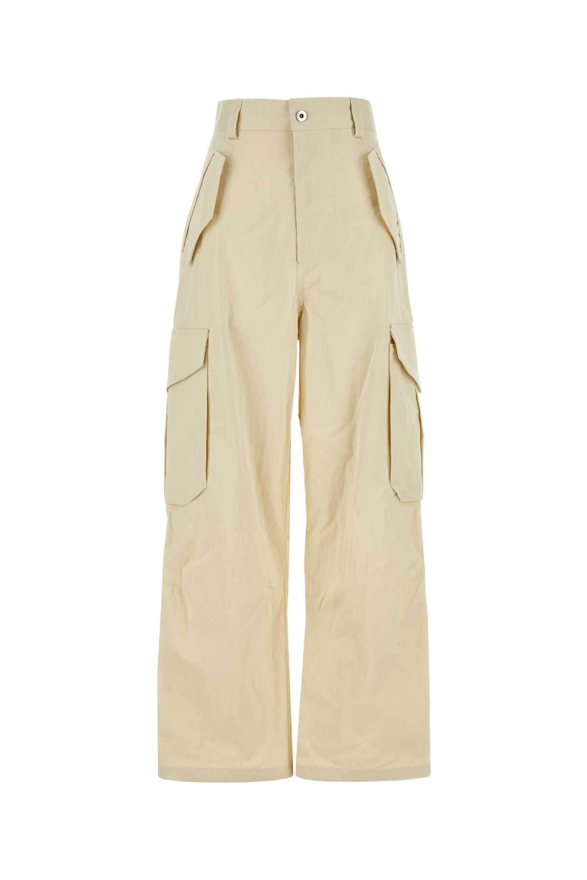 Sand Cotton Blend Cargo Pant Seasalt Polyamide Pantaloni