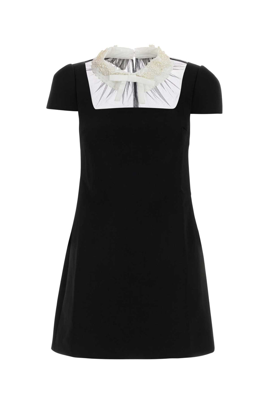 Self-Portrait Crepe 100% Polyester (crepe body) dress in black