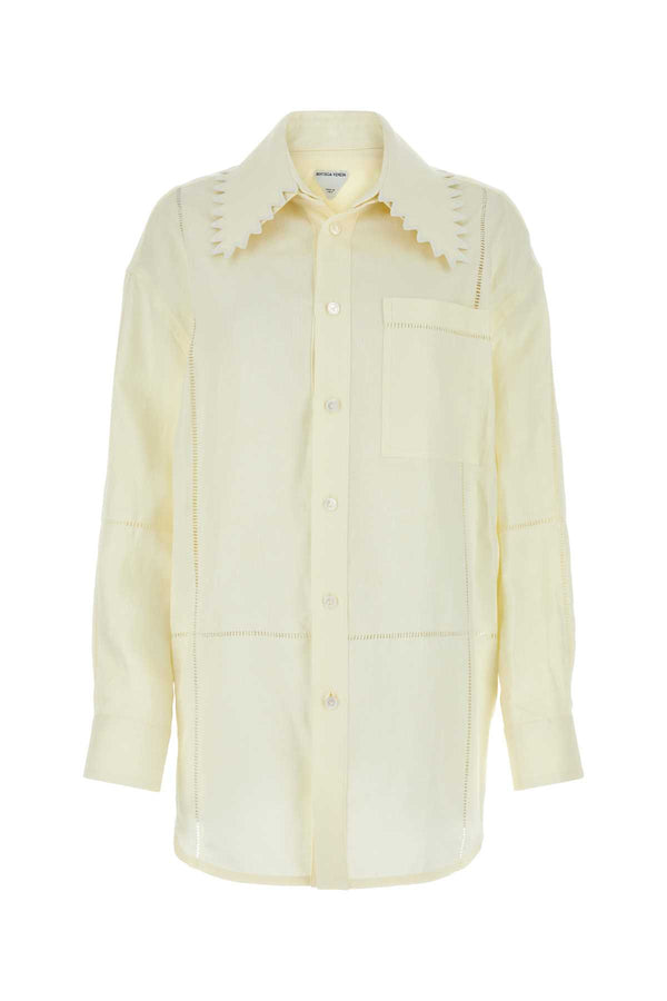 Bottega Veneta 100% Linen shirt in beige