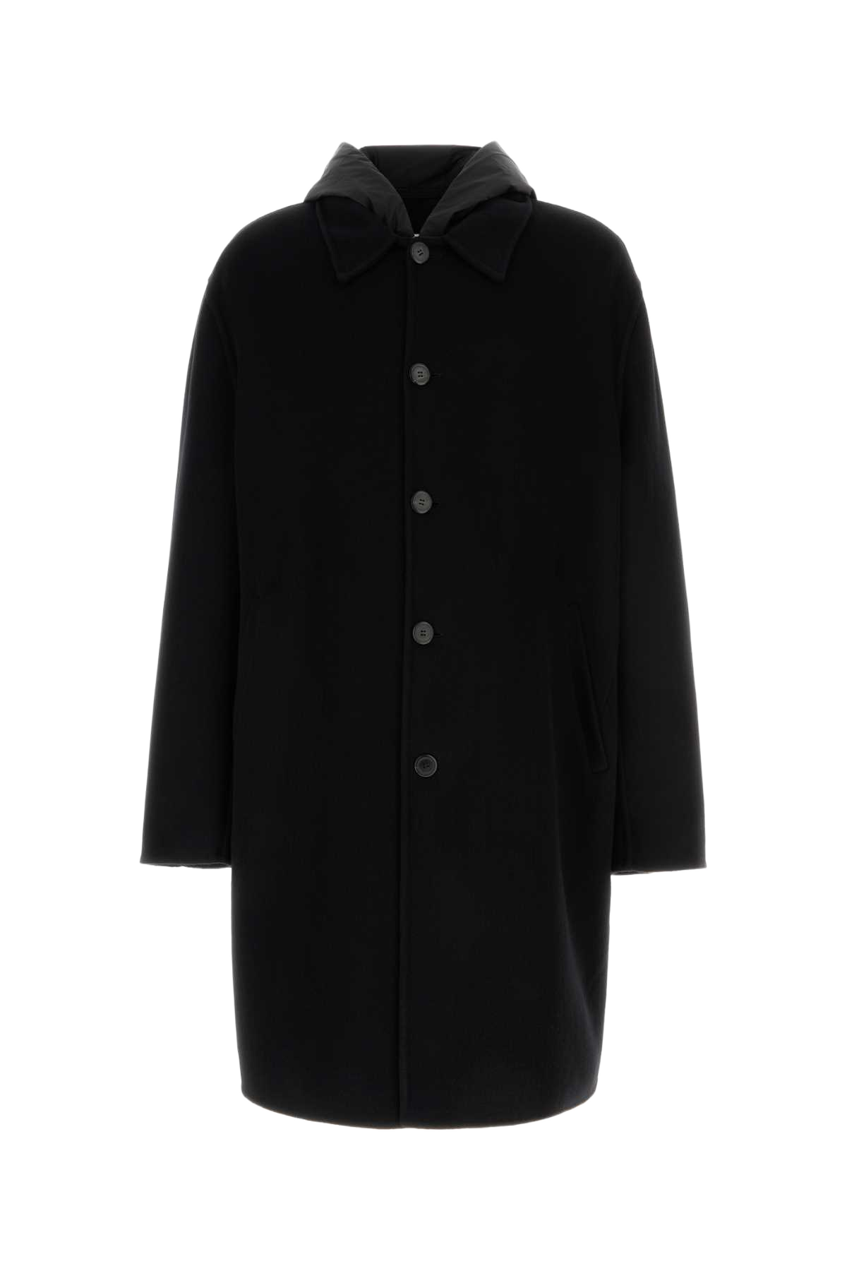 Black Cashmere Coat Nero Cappotti