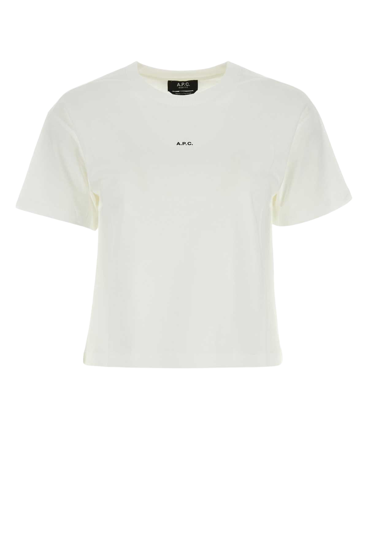 White Cotton T-Shirt Blancnoir Coton Biologique