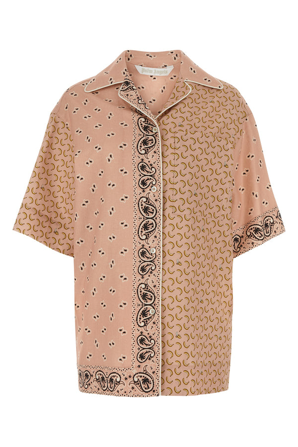 Palm Angels Cotton shirt in beige