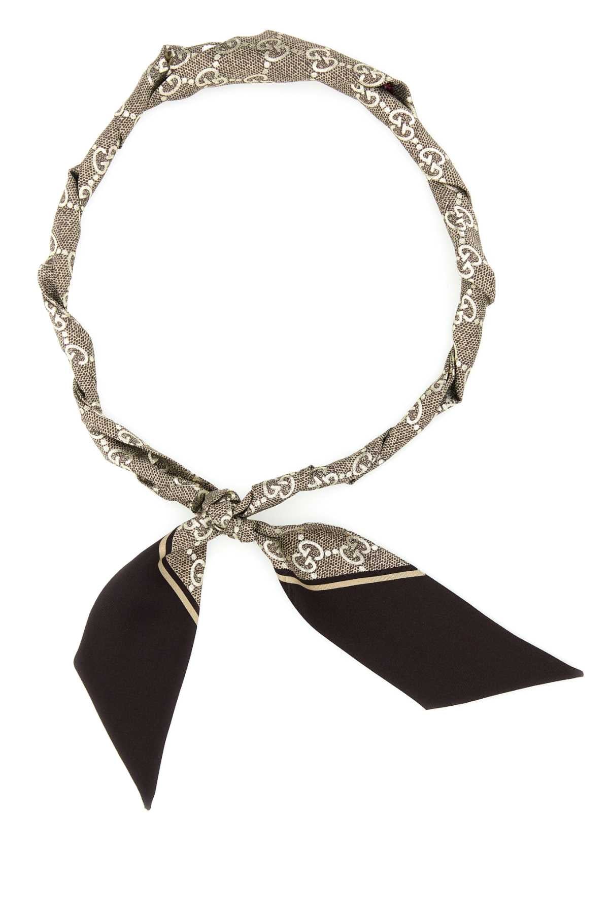 Camellightbrown Silk Fabric Sciarpe E Foulard
